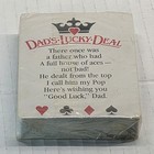 Vtg Dad   s Lucky Deal Dogs Playing Poker Sealed Deck Of Cards