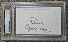 Gale Sayers Autograph Index Card W  peace  Inscription Psa dna Authentic - Bears