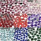 Jelly Ab Resin Non Hot Fix Rhinestones Flat Back Plastic Strass Stone