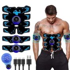 Muscle Stimulator Ems Ab Trainer Tens Unit Portable Stimulater Abs Massager