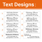 Custom Address Labels On Roll  Wedding Invitation Return Address Stickers