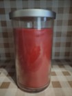 Yankee Candle Spicy Pepperberry   Spruce 12 Oz  Tumbler Red Christmas Holiday