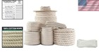 Twisted Cotton Rope 1 2  X 100ft Natural Eco-friendly Crafting Cord