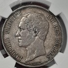 5 Franc Belgium Coin 1852 Ngc Xf45