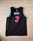 Dwayne Wade Miami Vice Jersey Nike Swingman Size 54 Xxl Miami Heat City Connect