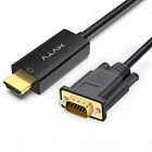 6ft Hdmi Male To Vga Male Video Converter Adapter Cable For Pc Dvd 1080p Hdtv