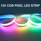 12v 24v Ws2811 Cob Rgb Led Strip Ic Addressable Full Color Flexible Tape Light