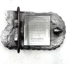 John Deere Belt Buckle 8400t Agricultural Crawler Tractor Pewter 1999 Limited Ed