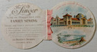 1901 Pan-american Exposition Buffalo Ny Singer Sewing Die Cut Booklet