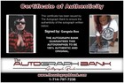 Three Six Mafia Gangsta Boo Signed Rap 8x10 Photo W certificate Autographed 0418