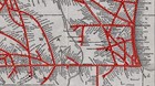 1920 Antique Chicago Northwestern Railway Map North Western Railroad Map 2945