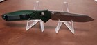Nib Benchmade 940 Osborne Cpm-s30v Green Handle Purple Backspacer 