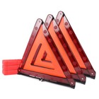 3x Car Emergency Warning Triangle Reflective Safety Roadside Kit Dot Approved