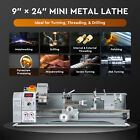 Creworks 9 x24  Mini Metal Lathe 1100w Brushless Motor 3000rpm Benchtop 3-jaw