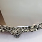 Antique Vanity Ornate Beveled Mirror 15  Plateau Display Tray