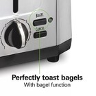 Hamilton Beach 2 Slice Toaster  Bagel   Bread Toaster High-lift- Stainless Steel