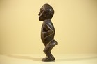 African Statue Hand Carved Wood Figure Vintage Tribal Sculpture-g6043