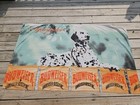 Vtg 90s Budweiser Ab Inc Beer Clydesdales Dalmatian Dog Beach Towel 36 5x61 5 
