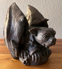 1993 Gargoyle Statue Universal Statuary Resin Gothic Winged Demon Made In Usa