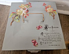 Vintage Hamilton Skotch Porta-file Apple Blossom Flowers Box