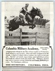 1912 Columbia  Tn Military Academy Infantry Cavalry Print Ad School Tenn C38