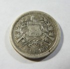1881 Guatemala Silver 25 Centavos