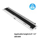 4ft 600lbs Aluminum Telescoping Wheelchair Ramp Scooter Mobility Portable Ramp