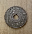 New York City Transit Authority Good For One Fare Nyc Pentagon Cut Subway Token