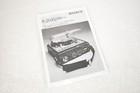 Sony Tc-5550-2 Stereo Open-reel Tape Recorder 2 Tracks 2 Channels W manual