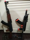 Airsoft Lot Ak-47 Cyma   Pulse R76 Aeg Electric Rifle   Extras Shotgun Pistol
