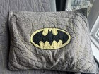 Pottery Barn Kids Batman Quilt Full Queen 86x86   Sham Dc Comics Retired Pbk