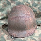 Wwii M1-c M1c Paratrooper M1 Helmet Shell Airborne Original Paint Named 1190 