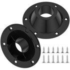 Rv Table Base Aluminium Floor Fixed Mounting Pedestal Accessories Camper Black U