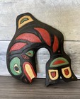 Vintage Northwest Coast Orca Carving By Patrick Seale  Signed Killer Whale Art