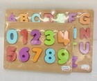 Educational Toy Abcs   123s Wooden Puzzles Chuckle   Roar Learning Development