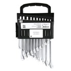 22-piece Combination Wrench Set Sae And Metric With Roll Pouch