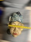 Indonesian Vintage Wooden Dance Mask  Hand Carved  Hand Painted  Rare