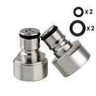 Stainless Steel Keg Coupler Ball Lock Posts Adapter sankey Gas   Liquid 