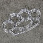 Caliber Gourmet Plastic Knuckles Bottle Opener- Clear