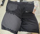 Nike Pro Combat Dri-fit Padded Compression Shorts Men   s 2xl Black gray