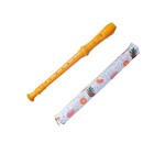 Soprano Recorder Instrument For Beginners German Style C Key 8 Hole Yellow