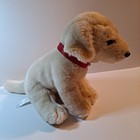 Fao Schwarz Golden Labrador Retriever Puppy Tan Plush Stuffed Animal Dog 8 