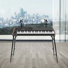 Keyboard Stand Dj Workstation Table Top Piano Holder 2-tier Double Studio Mount