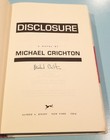 Michael Crichton Signed Autographed Book Disclosure Letter Coa