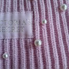 Victoria s Secret Pink Pearl-embellished Beanie And Scarf Set