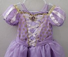 Disney Girls Rapunzel Costume Dress Up Princess Tangled Purple   Gold Size 7 8