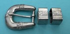 Vintage Luxury Comstock Heritage Sterling Silver 3 4    Fit Ranger Belt Buckle Set