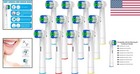 Pack Of 12 Oral-b Replacement Toothbrush Heads For Superior Dental Care