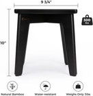 Bamboo Step Stool For Kids And Adults  Natural Material  Sturdy