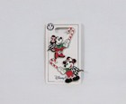 Disney 2019 Christmas Holiday Mickey   Minnie Holding Candy Cane 2 Pin Set New
